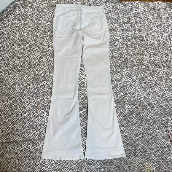 Celebrity Pink White Bell Bottom Pants Mid Rise Wide Leg Size 25 - Picture 4 of 11